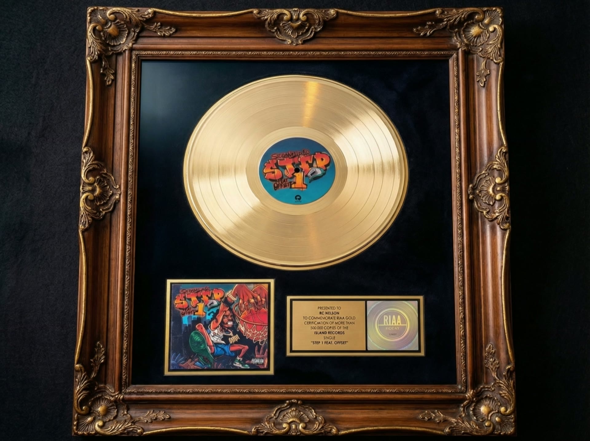 RIAA Gold Record — Step 1 feat. Offset